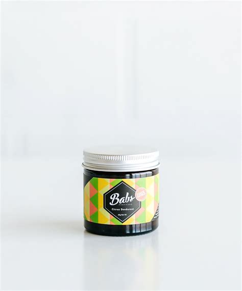 Natural Deodorant Citrus | Babs Bodycare