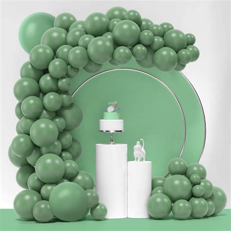 Opater Pcs In In In In Sage Green Balloons Garland Arch Kit