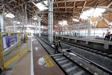 Pembangunan Stasiun Kereta Cepat Halim Terus Dikebut