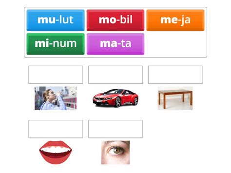 Membaca Suku Kata Ma Mi Mu Me Mo Match Up
