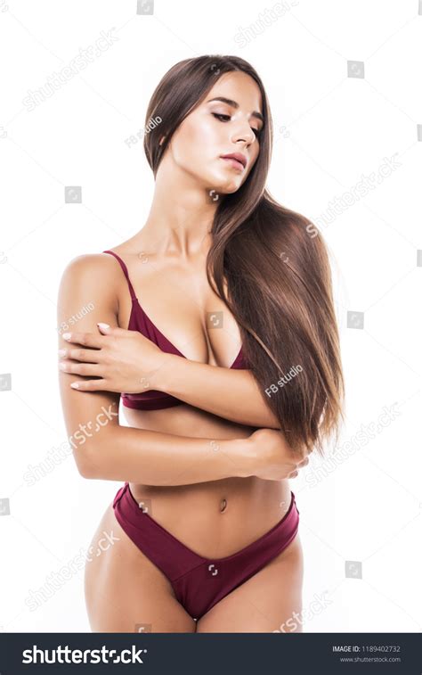 Sexy Tan Woman Bikini Isolated On Stock Photo 1189402732 Shutterstock