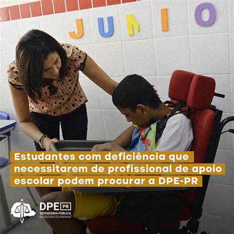 Profissional De Apoio Escolar Para Alunos Com Deficiência - Estudantes com deficiência que necessitarem de profissional de apoio ...