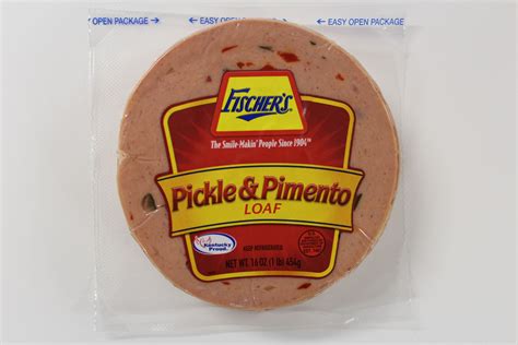 Fischer S Pickle Pimento Loaf 16 Oz Walmart