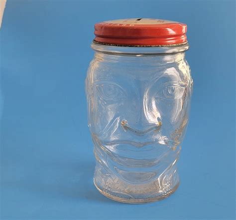 Lucky Joe Bank Vintage Nash S Prepared Mustard Jar Bank Collectable Jar Bank Bank With Man S