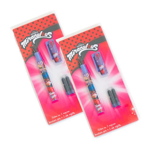 Stilou Copii Pentru Scoala Cu Rezerve Patroane Miraculous Lady Bug And