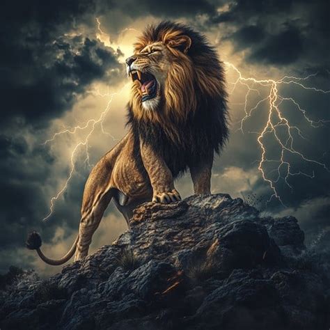 roaring lion