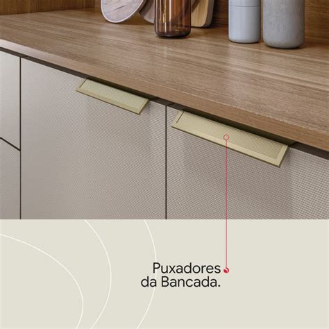 Cozinha Compacta Amora Portas Gavetas Am Ndola Touch Nude Prime Tx Dem Bile