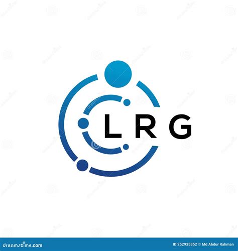 lrg letter technology logo design  white background lrg creative