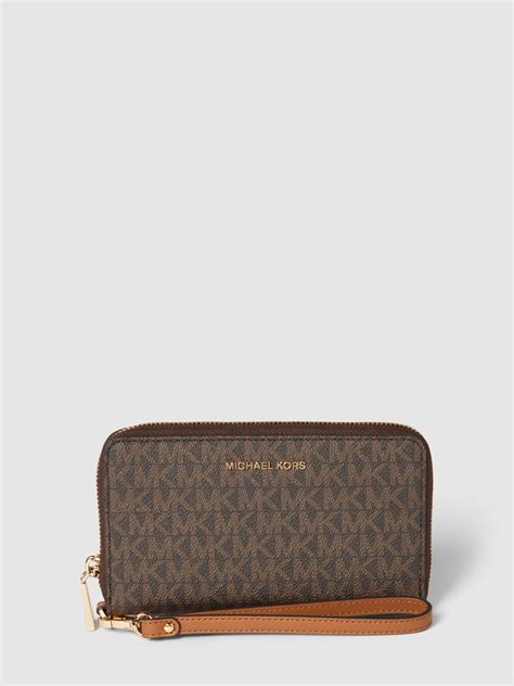 MICHAEL Michael Kors Portemonnaie mit Allover-Logo-Muster Modell 'JET ...