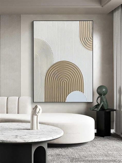 Картина абстракция для интерьера Рельефная арка. Объемные картины в ...