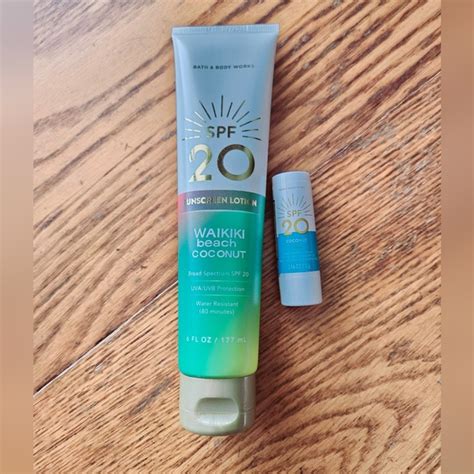 Bath Body Works Skincare Fire 5 Off Salenwt Bbw Waikiki Beach Coconut Spf 20 Sunscreen