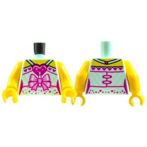 Torses Lego® Lego® Mini Figurine Torse Avec Noeud Rose 3n La Boutique Briques Passion