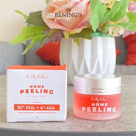 Glowing Home Peeling Booster Red Jelly Benings Skincare By Dr Oky