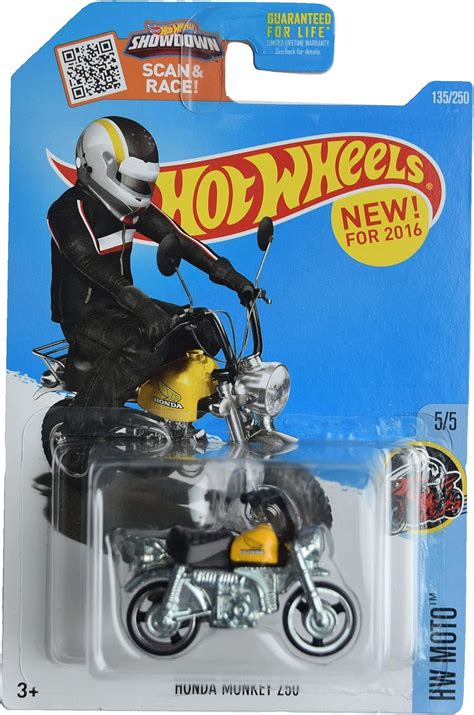 Amazon Hot Wheels Honda Monkey Z Hw Moto Yellow Seat