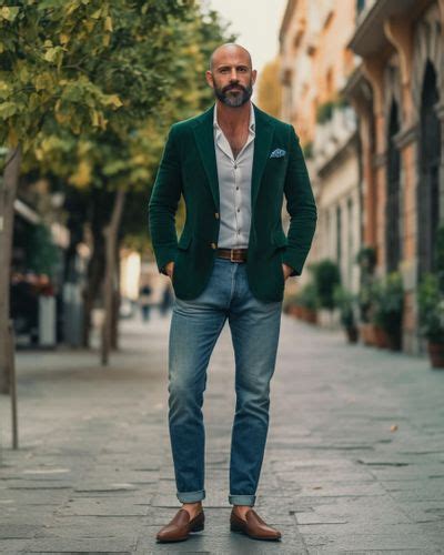 Blazers Para Hombres Con Jeans Con Zapatos