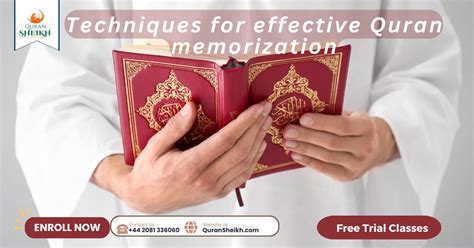 Quran Memorization Classes Start Today