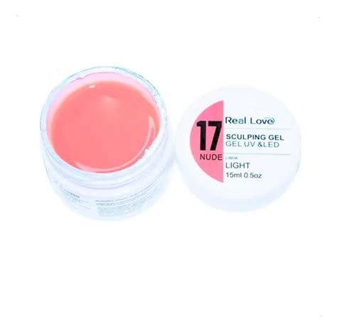 Gel de uñas Real Love Light Line 15 ml color nude 17 MercadoLibre