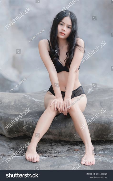 Portrait Asian Sexy Woman Wear Bikini Stock Photo Shutterstock