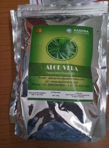 Aloe Vera Powder Packaging Type Packet At Rs Kilogram In