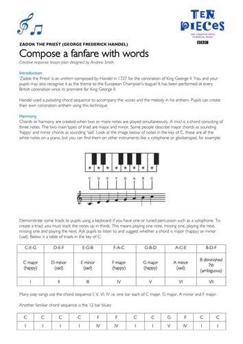 Key Stage 2 Music Lesson Plans Teaching Resources
