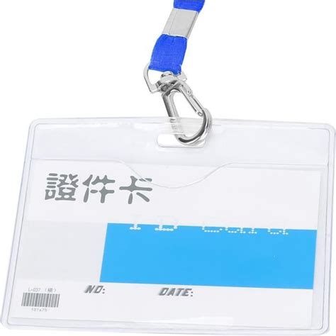 Pi Ces Porte Badges D Identification Pvc Porte Cartes Porte Nom En