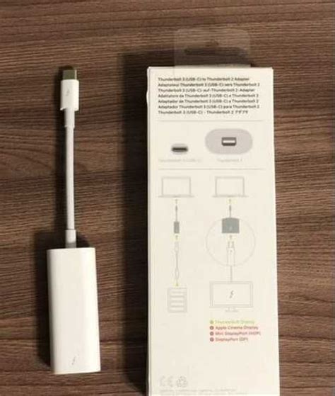 Адаптер Thunderbolt 3 USB-C to Thunderbolt 2 Новый | Festima.Ru ...