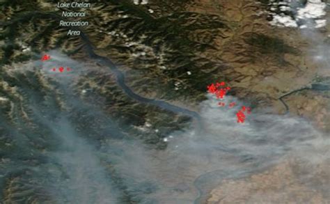 Five Fires In Chelan Washington Area Evacuations Ordered Wildfire Today