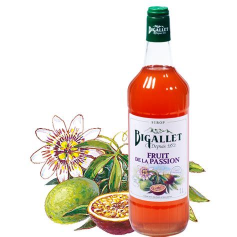 Sirop Fruit De La Passion Bigallet