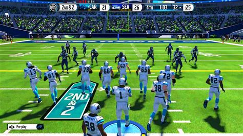 Madden Xbox One Gameplay Seattle Seahawks Vs Carolina Panthers