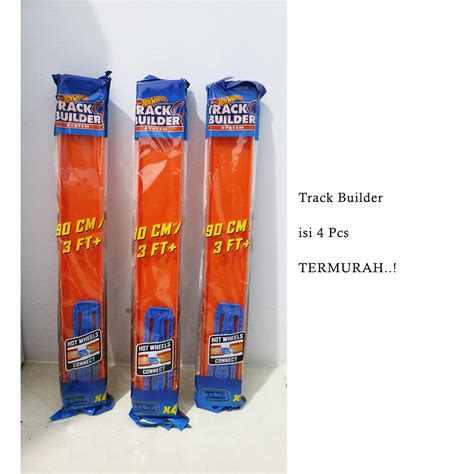 Jual Hotwheels Track Builder Set 4 Pcs 90 Cm Murah Jalur Hot Wheels Hot Wheel 4 X 30 Cm 120 CM