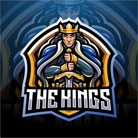 The King Esport Mascot Logo Design 8017471 Vector Art At Vecteezy