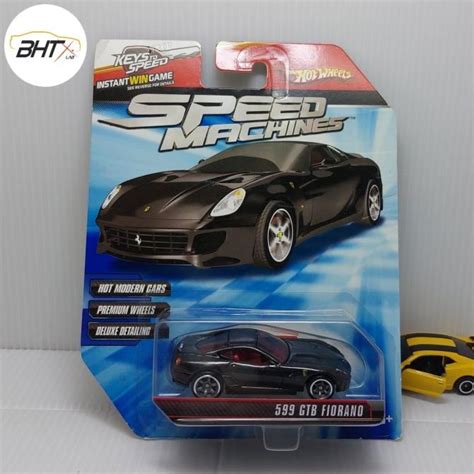 Hot Wheels Speed Machines Ferrari Gtb Fiorano Black Keys To Speed Shopee Malaysia