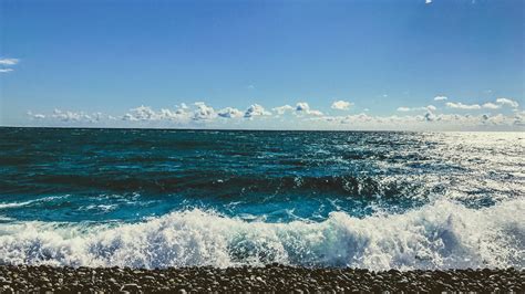 1366x768 Resolution Cyan Sea Ocean 1366x768 Resolution Wallpaper