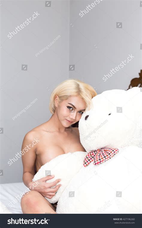 Naked Asian Women Blonde Lying Cuddly Stock Photo 427196260 Shutterstock