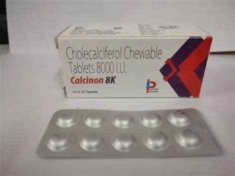 Cholecalciferol I U Chewable Tablet At Rs Strip In