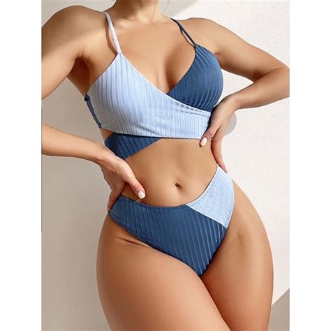 Jual Casuallday Alstro In Blue Bikini Baju Renang Wanita Swimwear