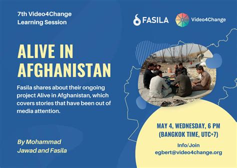 Learning Session: Covering unheard stories from Afghanistan | Video4Change