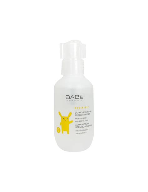 Babe Pediatric Agua Micelar De Dermo Limpieza Rostro Y Cuerpo Sin Aclarado Ml
