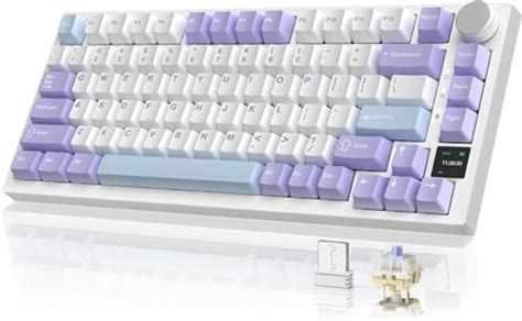 AJAZZ AK820 75 TKL Trådbundet mekaniskt tangentbord Hot Swap Packning Mount Gaming Tangentbord