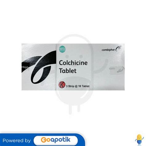 COLCHICINE COMBIPHAR 0 5 MG BOX 30 TABLET Kegunaan Efek Samping