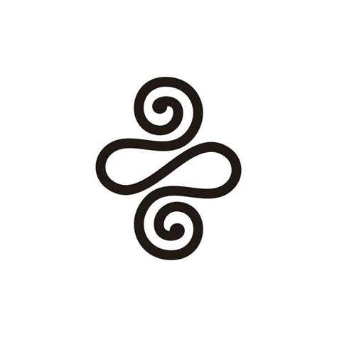 Spiral Shape Letter S Logo Vector