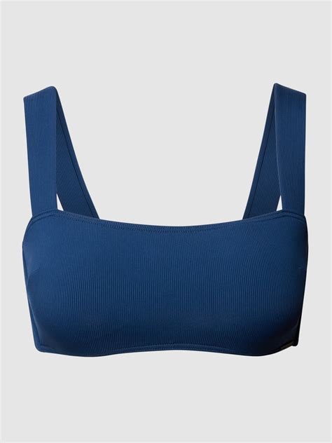 Marc O Polo Bikini Oberteil Mit Label Detail Marine Online Kaufen