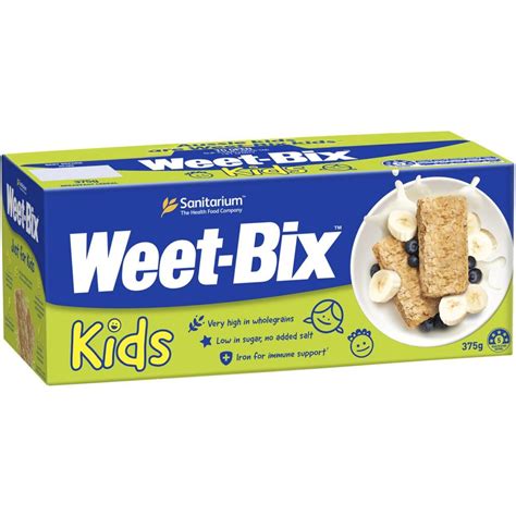 Sanitarium Weet Bix Kids Breakfast Cereal Wonderfulmomlk