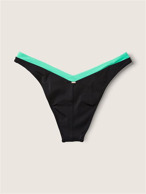 Buy V Front Itsy Bikini Bottom Cornflower Blue Color Block Order