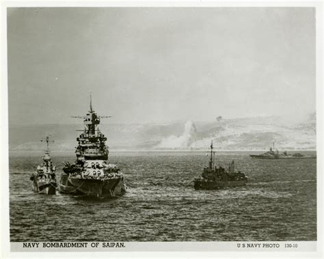 naval bombardment  saipan nmi   digital collections