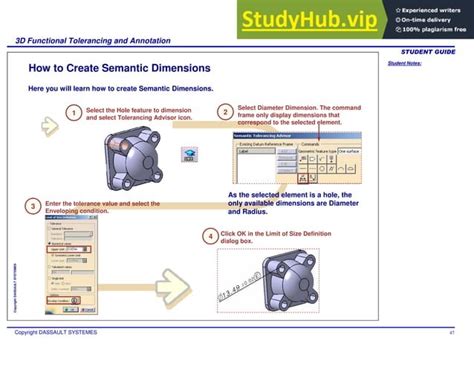 3d Functional Tolerancing And Annotation Catia Ppt