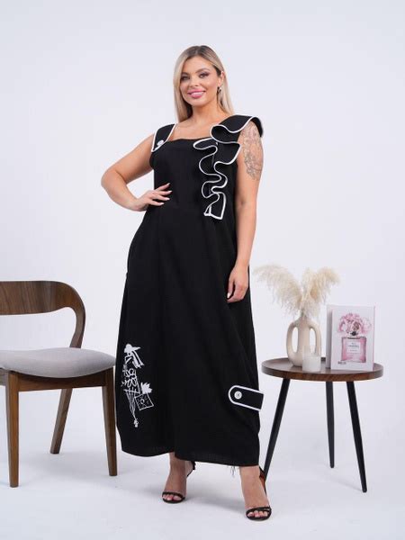 Легкий сарафан на лето, Женский, Лето, размер 54, материал Лен — купить ...