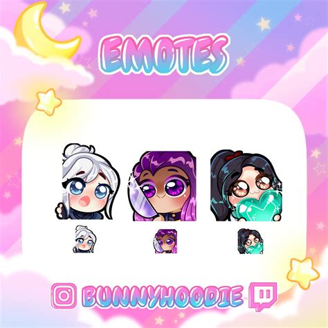 Valorant Emote Pack Cute Jett 8 Twitch Discord Emotes Art