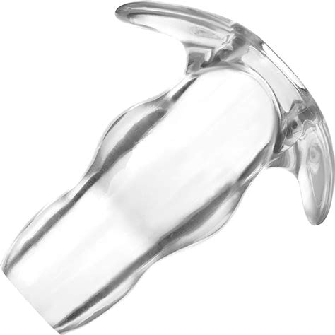 Amazon Hollow Tunnel Butt Plug Inch Transparent Anal Plugs Beads Training Sex Toys For