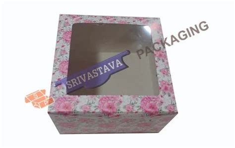 Gram Flower Printed Window Cake Box At Rs Piece In Mumbai Id